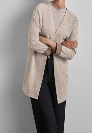 Strickjacke - mottled brown