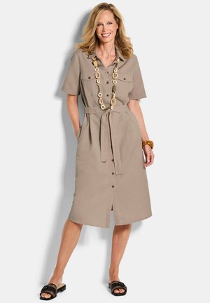 SAFARI - Blusenkleid - stone