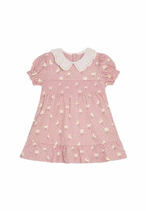 REGULAR FIT SMOCKED - Vestido ligero - pink