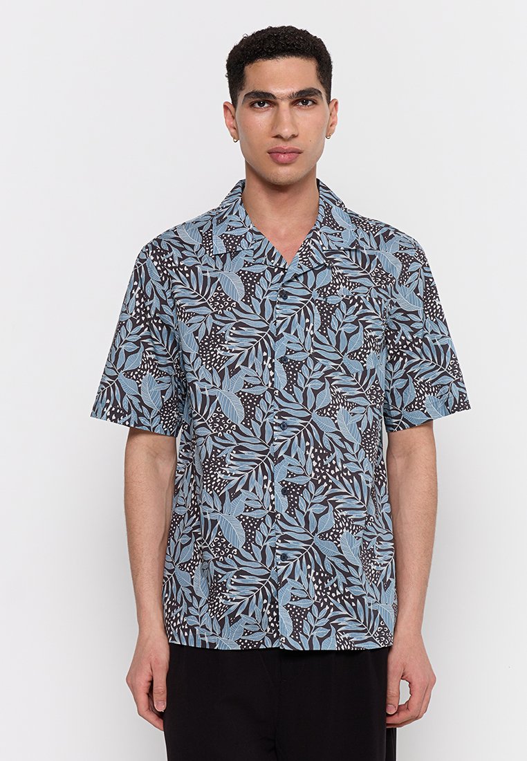 7 For All Mankind Overhemd blauwgrijs