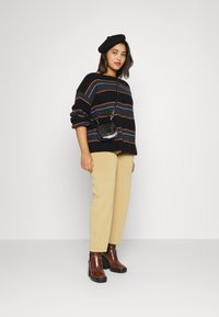 MY TRUE ME TOM TAILOR JUMPER WITH STRIPES - Camisola - black