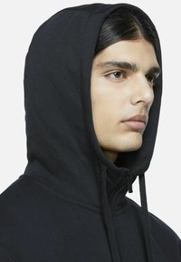 Nike Sportswear M CLUB HOODIE FZ BB - Camisola com fecho - black/black/iron grey/white