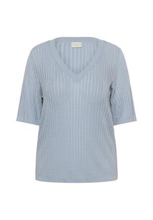 Kaffe Curve, KCABELINE PULLOVER - T-shirt imprimé - blue fog