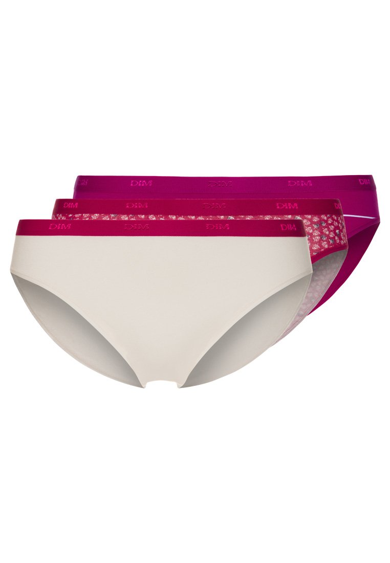DIM POCKET BRIEF 3 PACK - Slip - lot rouge fraise/rouge - ZALANDO.FR