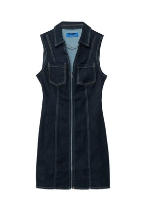 SLEEVELESS WITH ZIP - Vestito di jeans - used denim