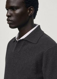 Mango Stickad tröja - anthracite