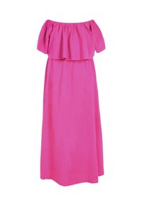 Cupshe SCHULTERFREIES TROPICAL  - Vestito lungo - hot pink