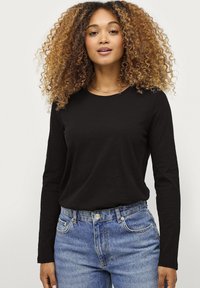Ellos Collection Langarmshirt - tiefschwarz