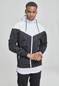 Urban Classics - ARROW WINDRUNNER - Vasaras jaka - blk/wht Miniatūras attēls 1