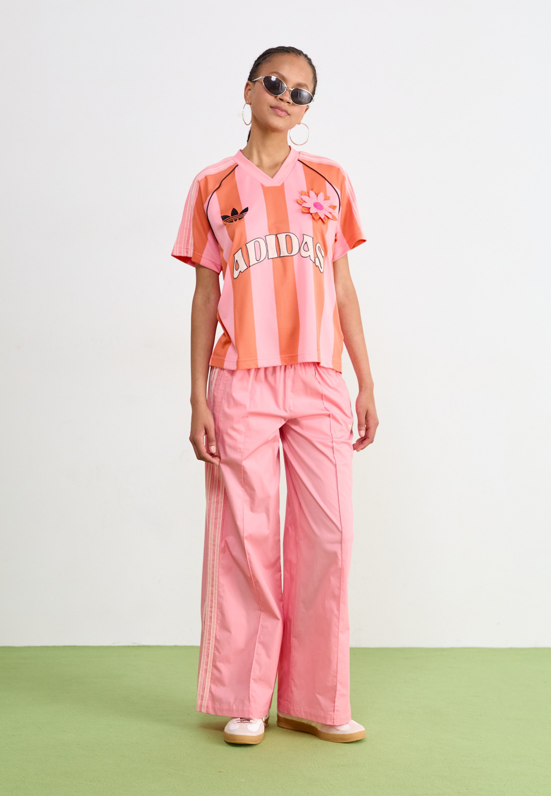 adidas Originals Print T-shirt - semi pink spark/solar