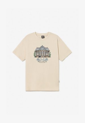 Kaotiko, REGULAR GARDEN UNISEX - T-Shirt print - ivory