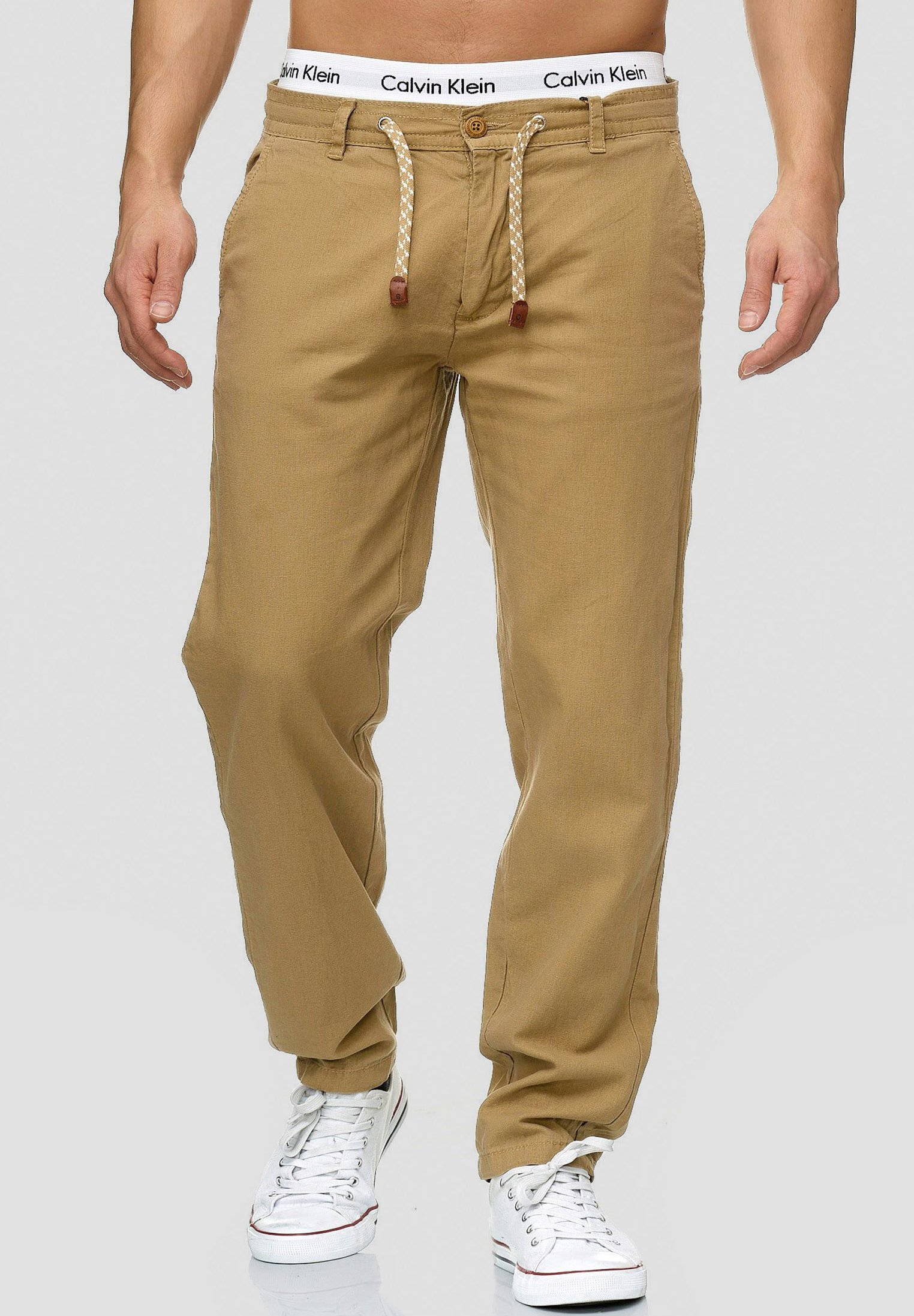 INDICODE JEANS BOULWARE - Pantaloni - cornstalk/beige - Zalando