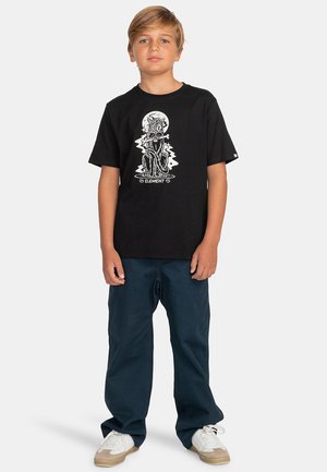 T-shirt print - flint black