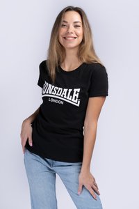 Lonsdale CARTMEL - Triko s potiskem - black
