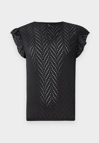 ONLSMILLA V NECK - Pamata T-krekls - black