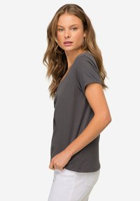 LAURASØN Print T-shirt - dark gray