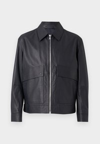 MELANCHI - Chaqueta de cuero - dark blue