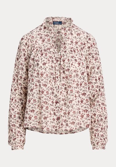 Polo Ralph Lauren FLORAL COTTON GAUZE BLOUSE - Blouse - rose garden
