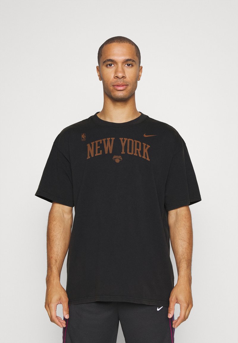 Nike Performance NBA NEW YORK KNICKS MAX TEE Fanartikel black/zwart