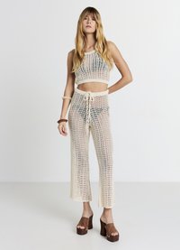 Calliope GINNICO - Pantalon classique - ecru chiaro