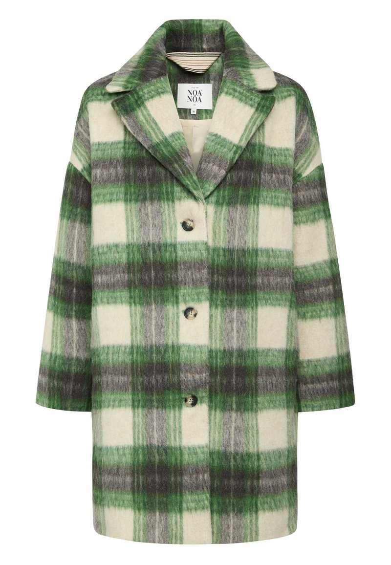 Noa Noa FRY - Klassisk kappa / rock - art green beige grey/grön ...