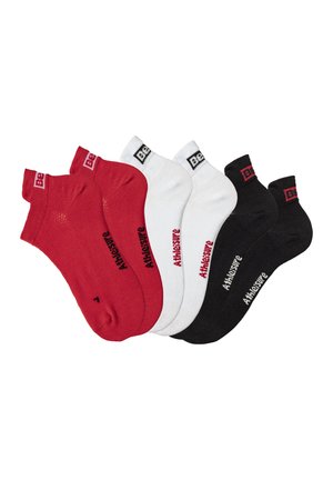 3 PACK - Socken - x rot x weiß x schwarz
