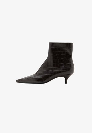 Mango, ADULT - Boots à talons - burgundy