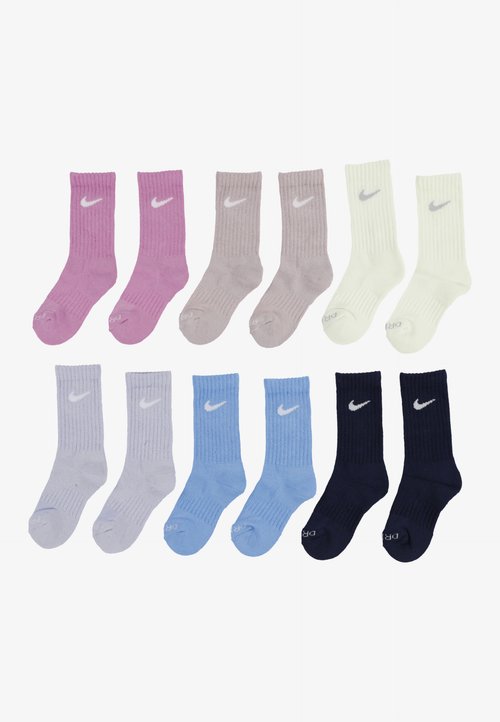 Nike Sportswear BASIC CREW UNISEX 6 PACK - Șosete - multi-coloured