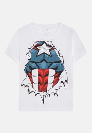 NMMANDREAS MARVEL  - Majica kratkih rukava s printom - bright white