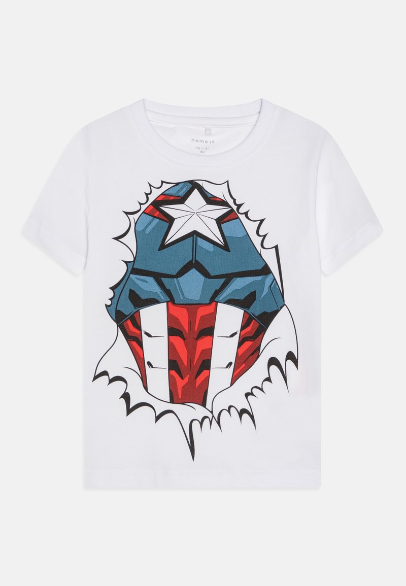 Name it NMMANDREAS MARVEL  - Triko s potiskem - bright white