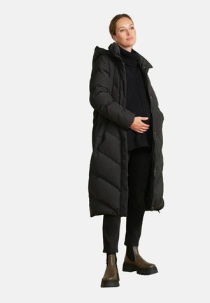 REGULAR FIT - 3-IN-1 LONG CHEVRON PUFFER MATERNITY  - Wintermantel - black