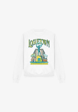 NETFLIX, ONE PIECE LOGUETOWN MARKET - Sweatshirt - white