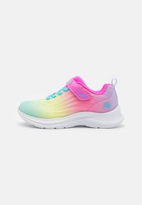 Skechers GLITTER TRANSLUCENT GORE STRAP - Sneaker low - pink/multi-coloured