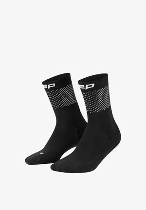 CEP, PRO RUN REFLECTIVE MID CUT 3.0 - Sports socks - black