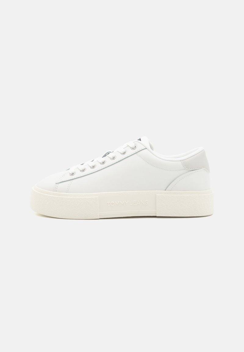 Tommy Jeans FLATFORM - Trainers - ecru