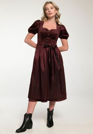 GÖTTIN - Dirndl - dunkelrot