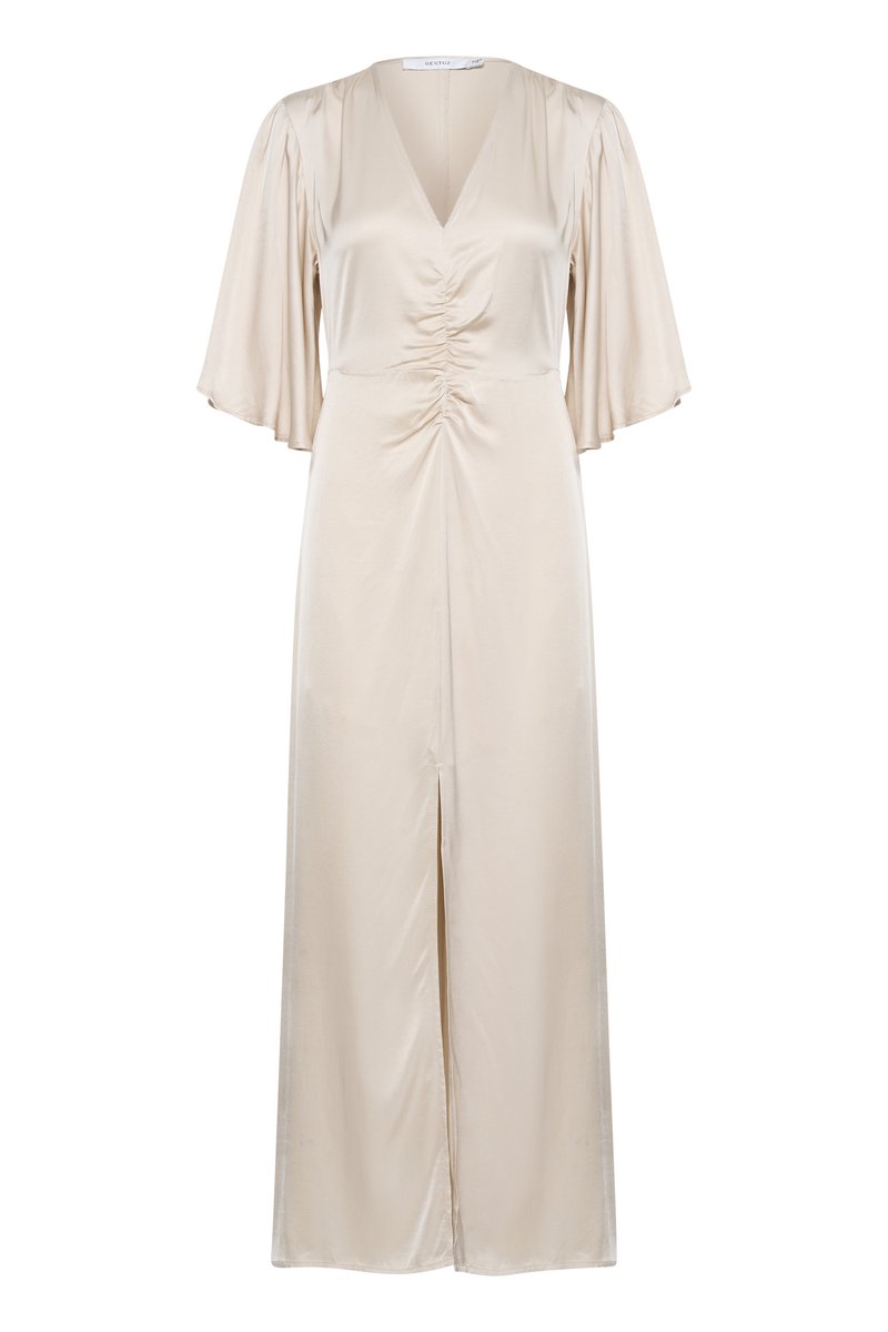 Gestuz Maxi-jurk beige