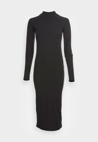 SLIM HIDDEN PKT DRESS - Vestido de malha - dk black