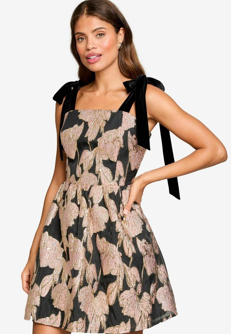 Lipsy REGULAR FIT - JAQUARD STRAP - Juhlamekko - black
