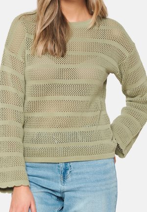 Strickpullover - khaki