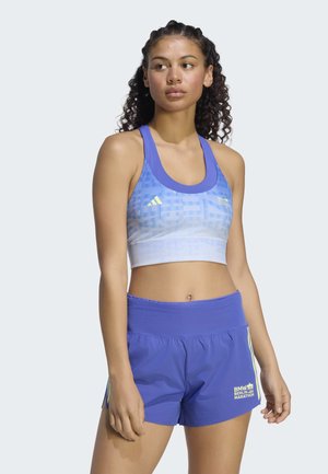 adidas Performance, Sujetadores deportivos con sujeción media - dual indigo/crystal sky