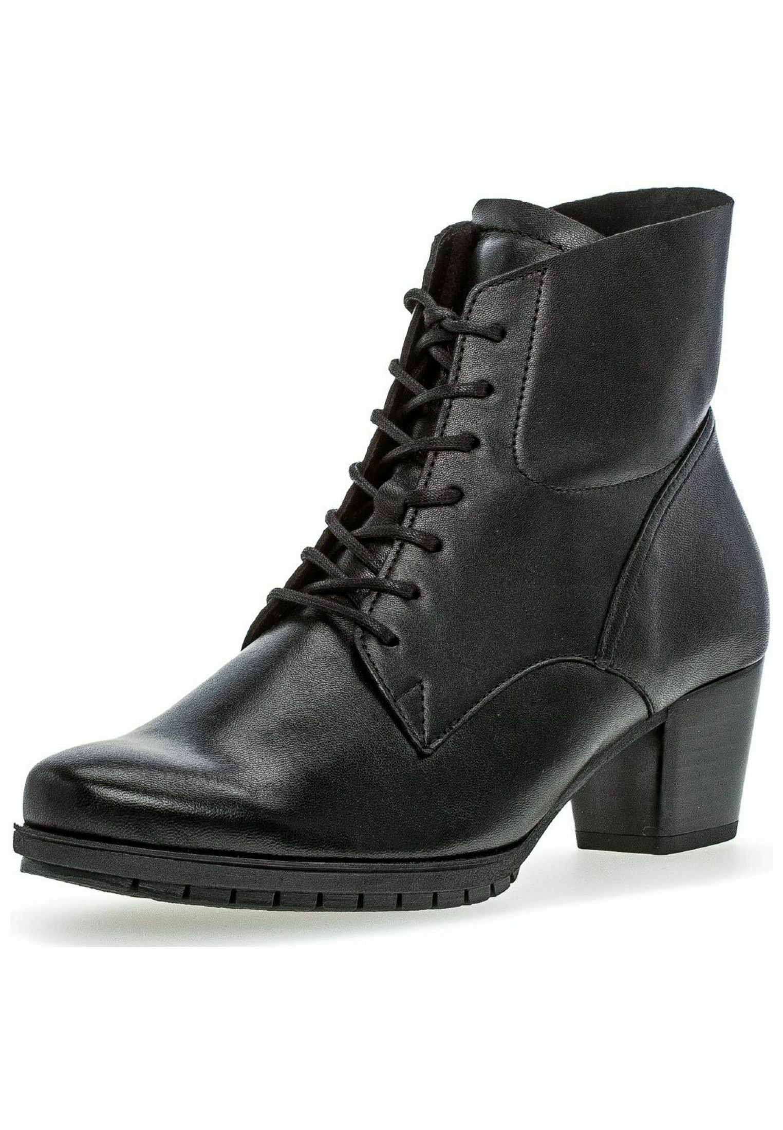 Gabor Stivaletti Chelsea Donna Rollingsoft - Tacco 4 Cm - Pelle Laccata Con Cerniera - Tecnologia A Rotolamento