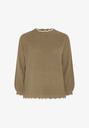 Yours Clothing, PLUS SIZE JUMPERS - Jumper - light brown