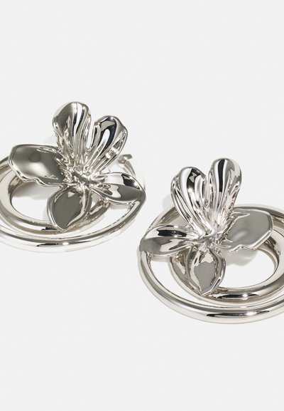 HUGO KREIT FLORAL TWIST  - Pendientes - silver-coloured