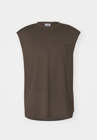 STRIDE SLEEVELESS MEN - Viršus - smokey brown
