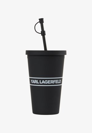 KARL LAGERFELD, TABLEWARE LOGO TO-GO - Fľaša na nápoje - black