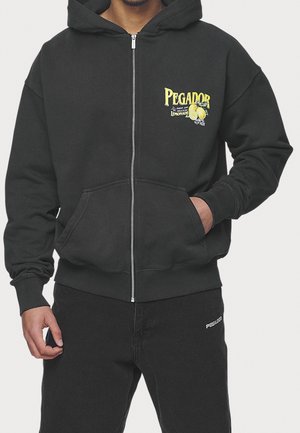 Mikina na zip - black