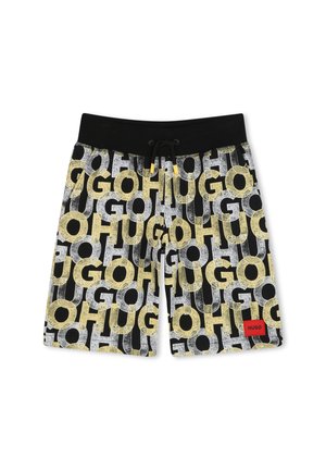 BERMUDA JOGGING - Pantaloni sportivi - noir jaune