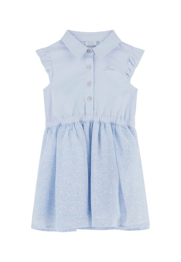FIT AND FLARE - Blusenkleid - himmelblau