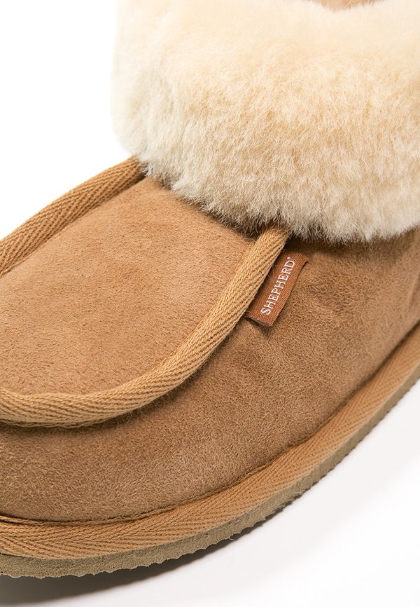 LENA - Slippers - chestnut4